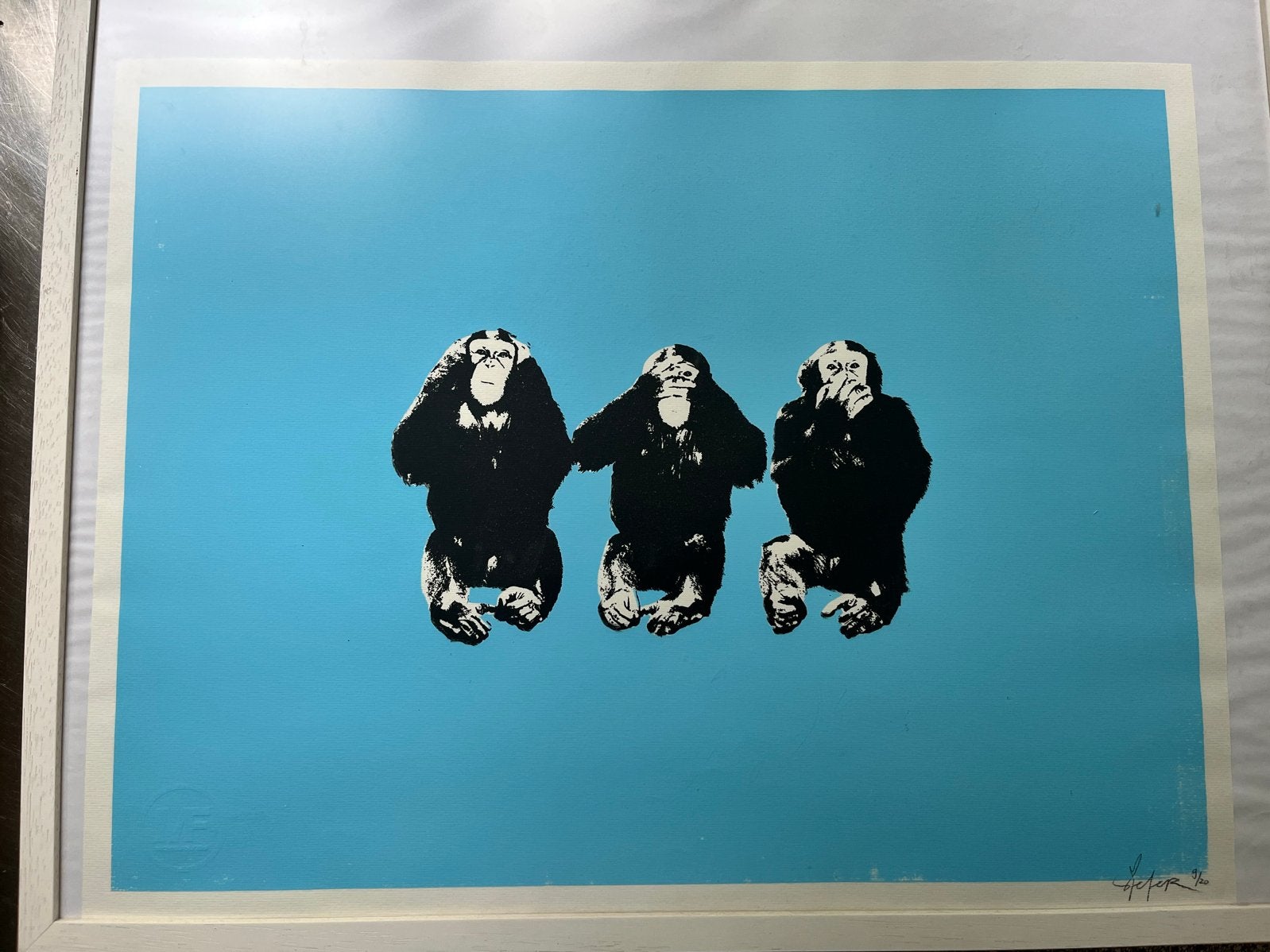 Michael Folkers - What are you lookin’ at - Zeefdruk, Antiek en Kunst, Kunst | Litho's en Zeefdrukken, Ophalen of Verzenden