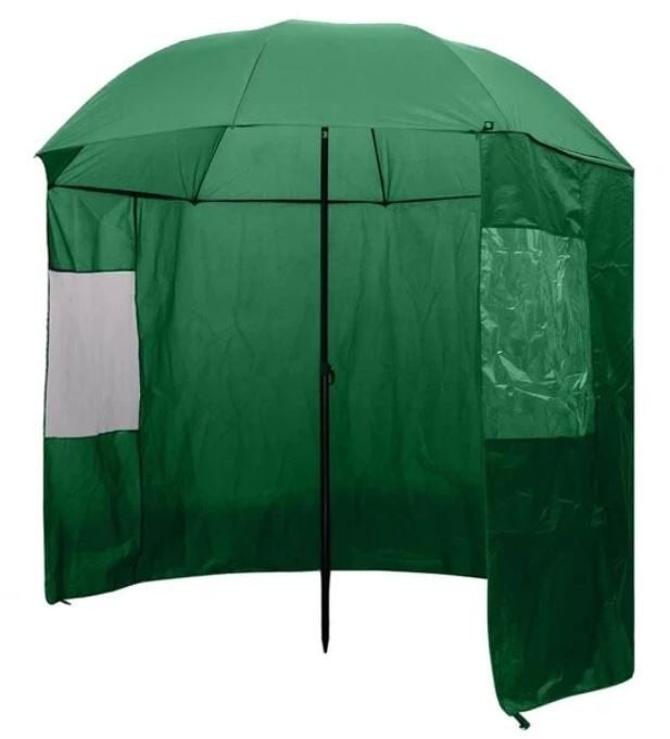 Visparaplu paraplu vissen groen 240x210 cm GRATIS BEZORGD!, Verzenden, Overige typen, Nieuw, Nvt