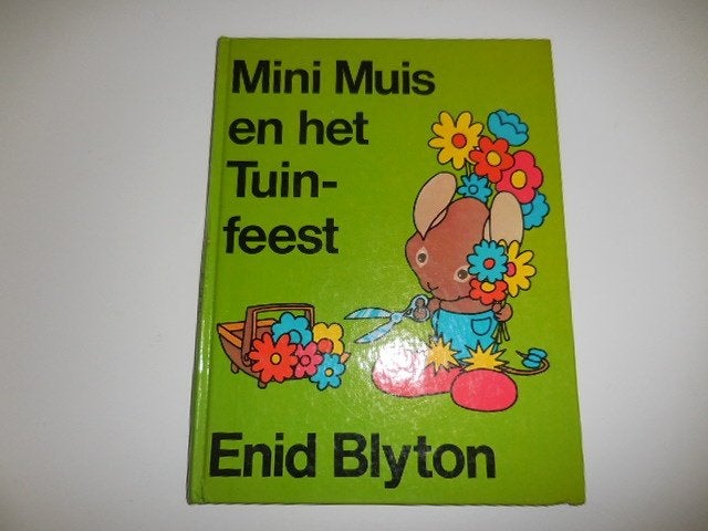 Vintage Enid Blyton Mini Muis en Het Tuin-feest Boek, 1973, Gelezen, Fictie algemeen, Jongen of Meisje, Ophalen of Verzenden