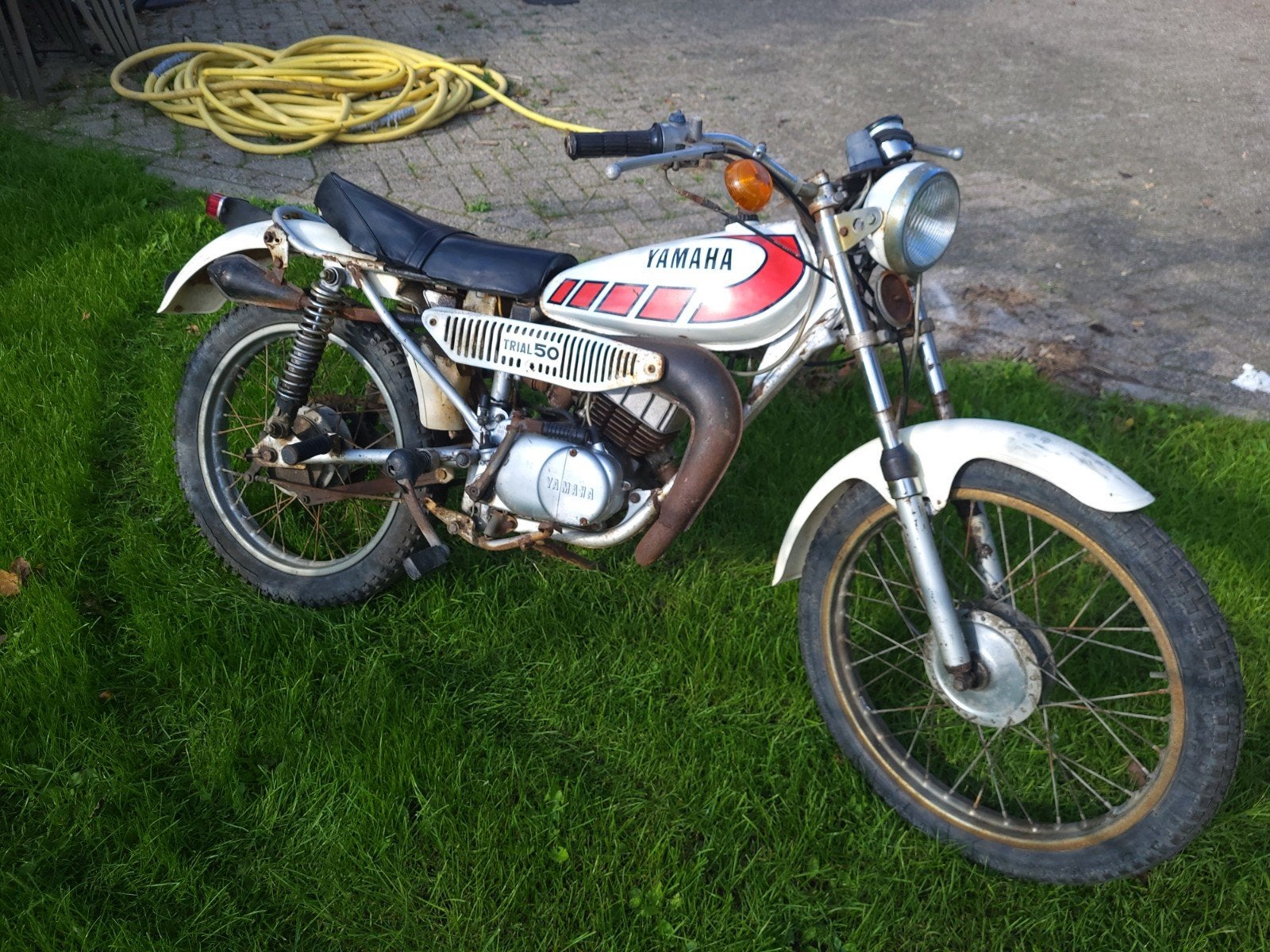 Yamaha TY Trail 50 dt50m, Fietsen en Brommers, Ophalen, Maximaal 45 km/u, Yamaha, 50 cc
