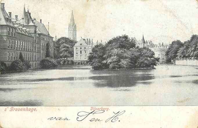301-127-041 Den Haag Vijverberg, Verzenden, Voor 1920, Zuid-Holland