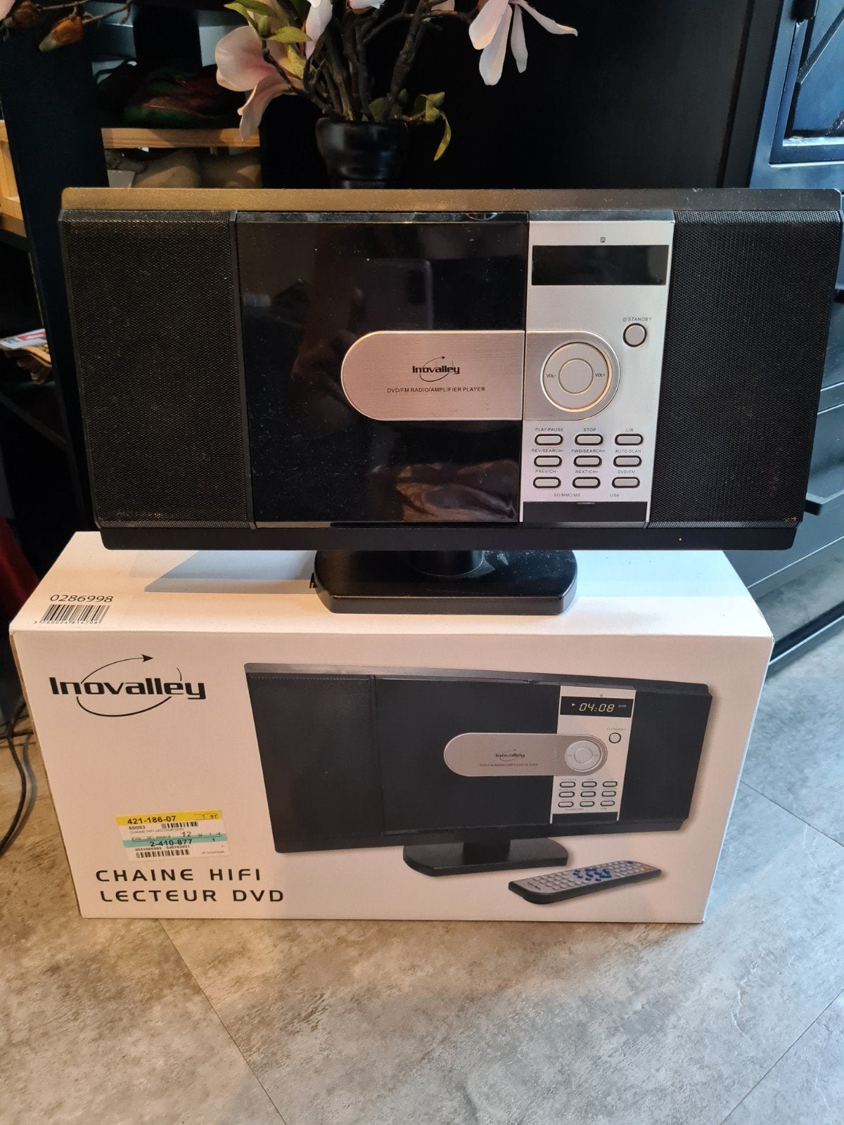Inovalley DVD Speler Radio Hifi-systeem, Minder dan 40 watt, Dvd-speler, Ophalen, Overige merken