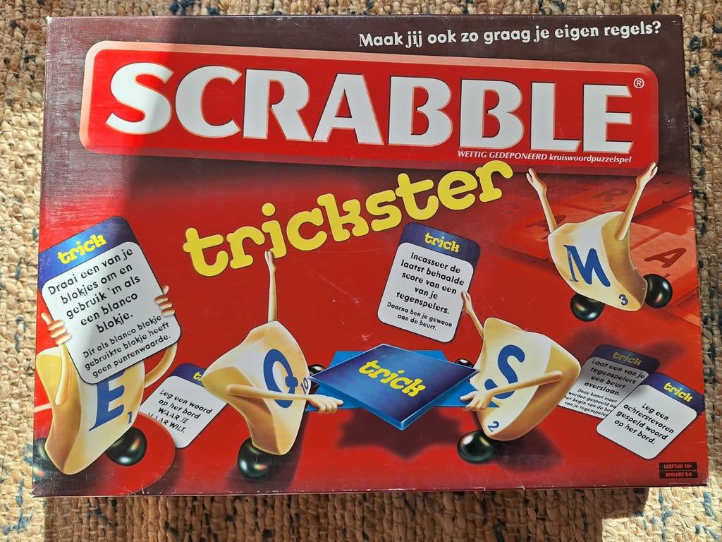 Scrabble Trickster Bordspel - Maak je eigen regels!, Hobby en Vrije tijd, Gezelschapsspellen | Bordspellen, Een of twee spelers