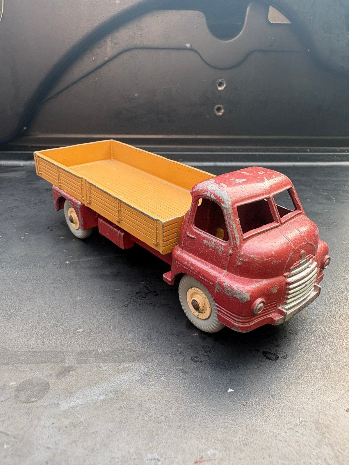 Vintage Dinky Toys 408 Big Bedford Lorry  1956-1963, Ophalen of Verzenden, Gebruikt