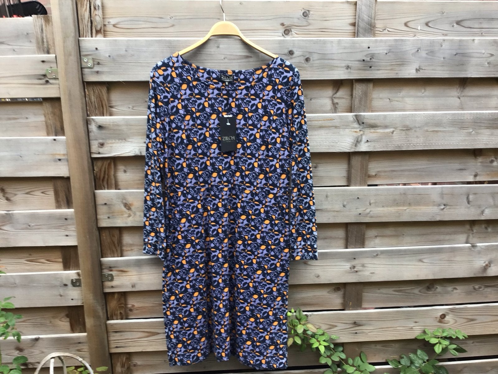 Jurk met lange mouwen, Ophalen of Verzenden, Nieuw, Blauw, Knielengte