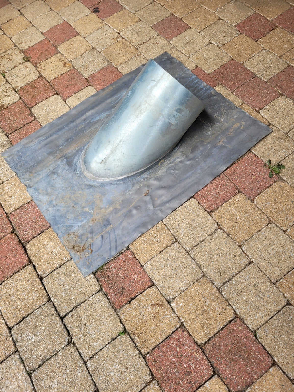 Dakdoorvoer lood slab nieuw, Ophalen, Afvoer, Pvc, Nieuw