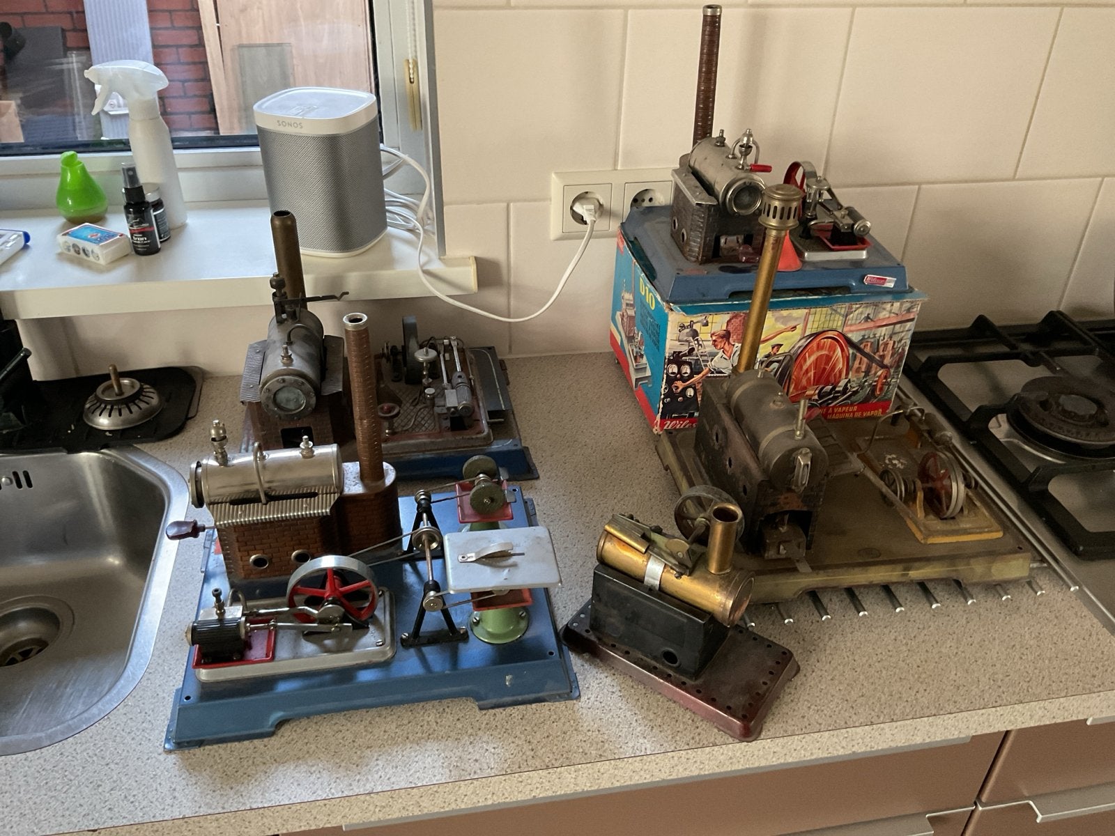 5x Diverse Stoommachines - Vintage Collectie, Ophalen of Verzenden, Gebruikt