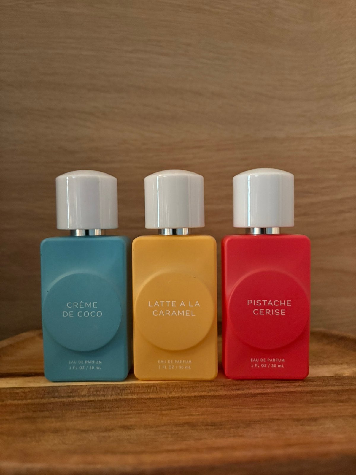 3 x Claire’s - Coco, Caramel & Pistache, Verzenden, Zo goed als nieuw