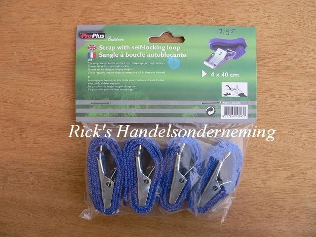 Fietsspanbandjes met gesp voor fietsdrager per 4 stuks, Auto diversen, NB, Nieuw, Ophalen of Verzenden, 2 fietsen