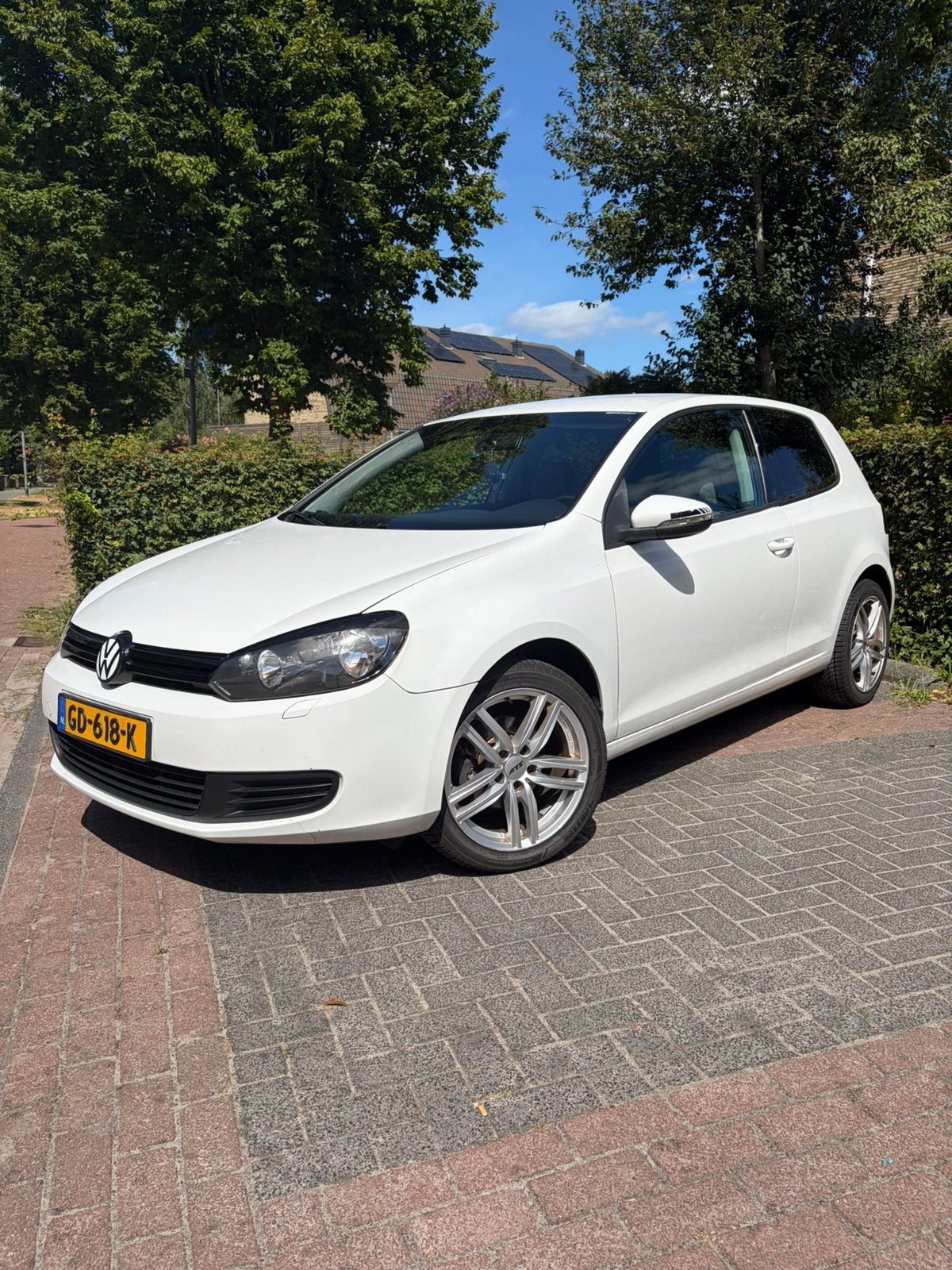 Volkswagen Golf 1.6 75KW 2008 Wit, Auto's, Voorwielaandrijving, Stof, 4 cilinders, 610 kg