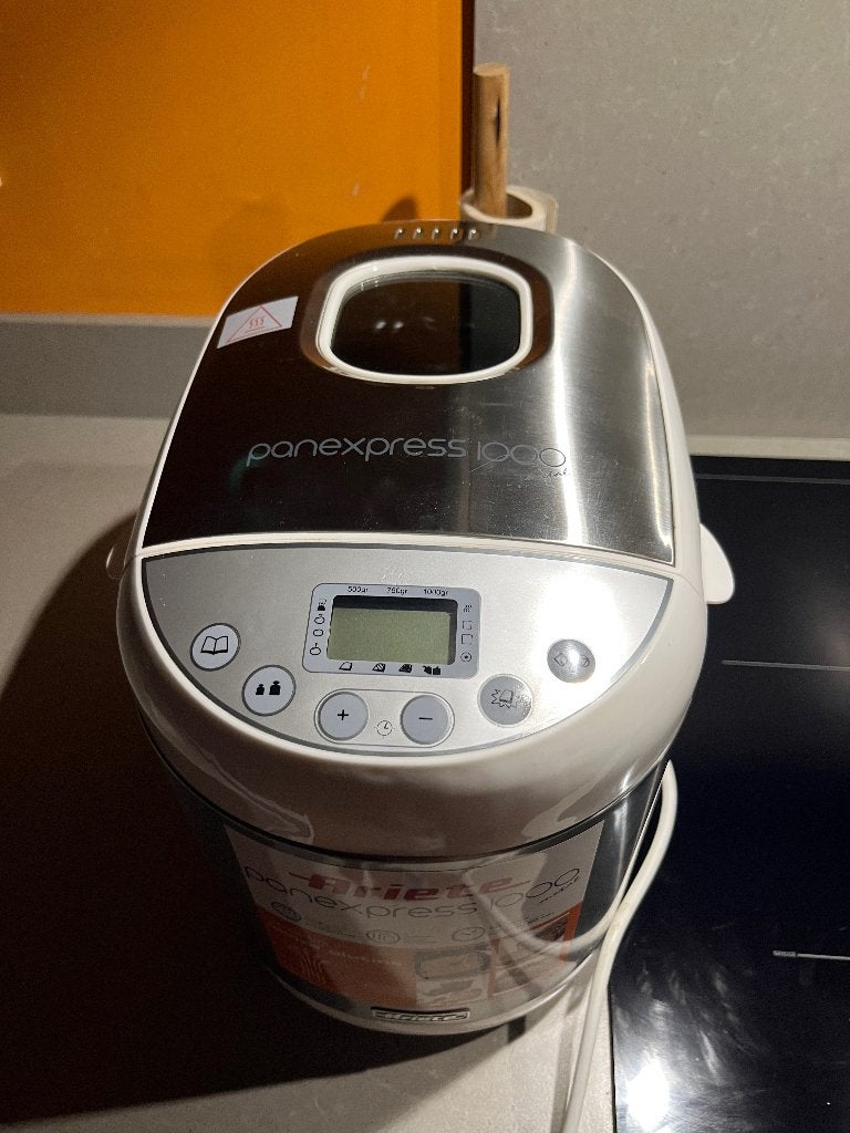 Ariete Panexpress 1000 bread maker, 800 tot 1200 gram deeg, Ophalen of Verzenden, Gebruikt, Met timer