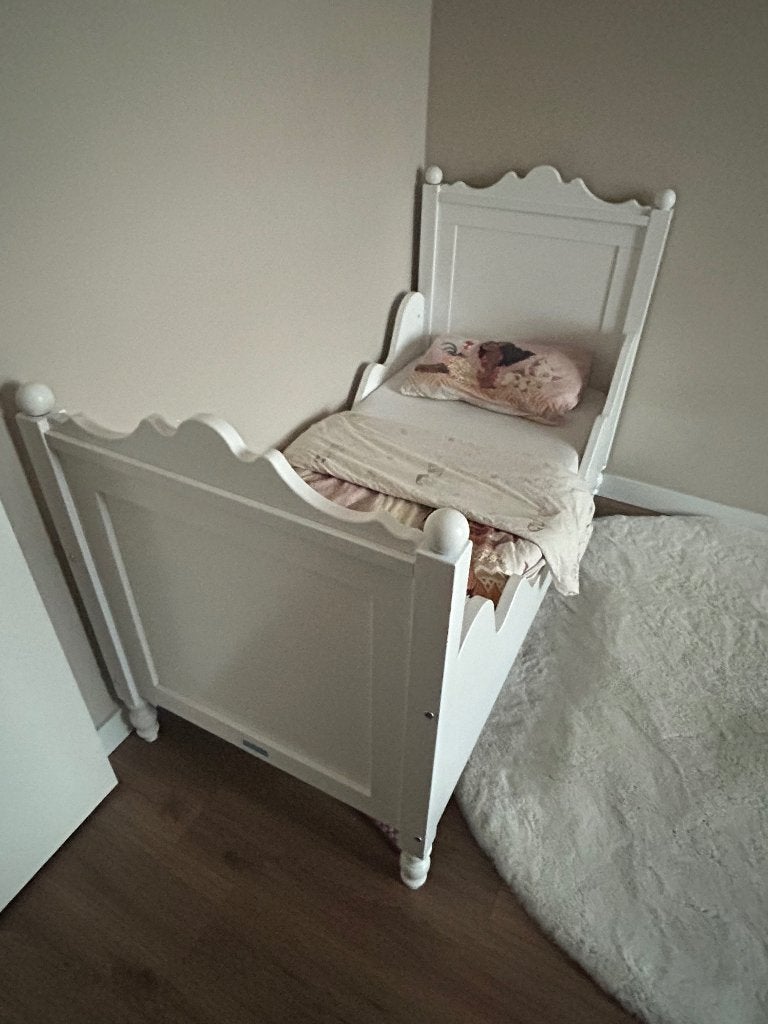 Peuterbed gratis op te halen, Ophalen, Gebruikt, 140 tot 160 cm, 70 tot 85 cm