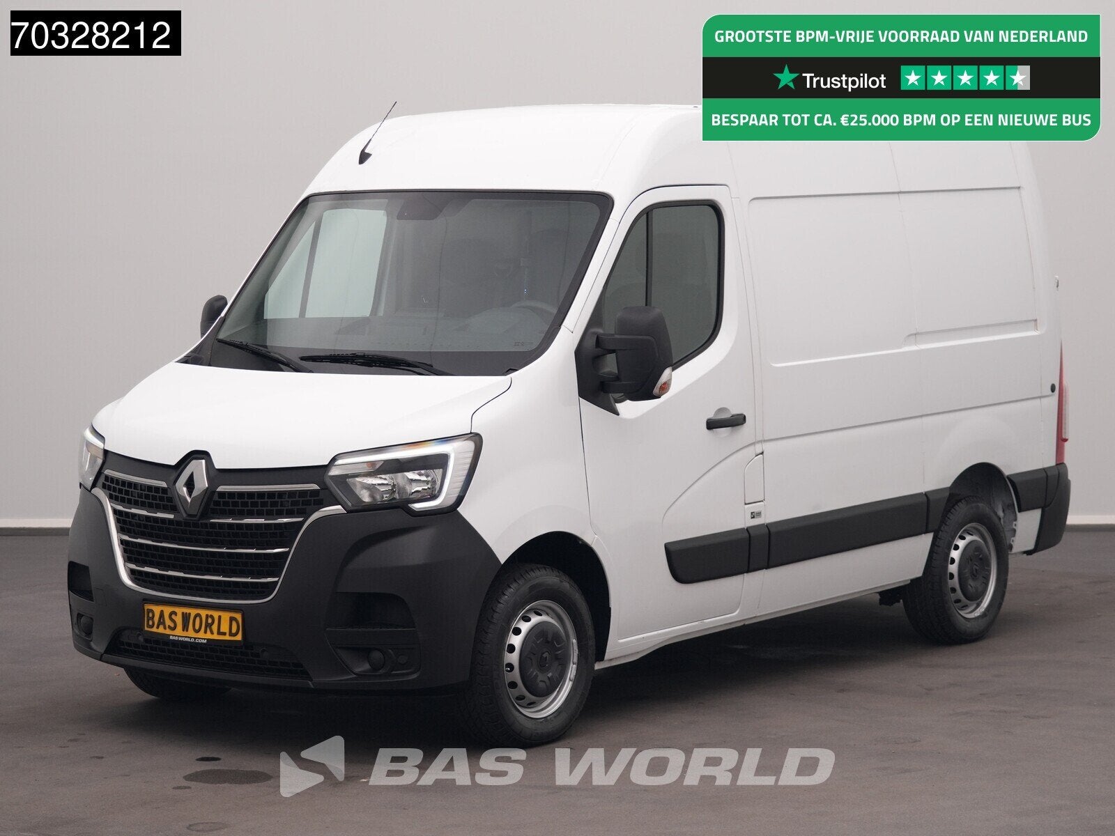 Renault Master 135PK L1H2 LED Navi Airco Cruise Camera Parke, Auto's, Gebruikt, Euro 6, 4 cilinders, Renault