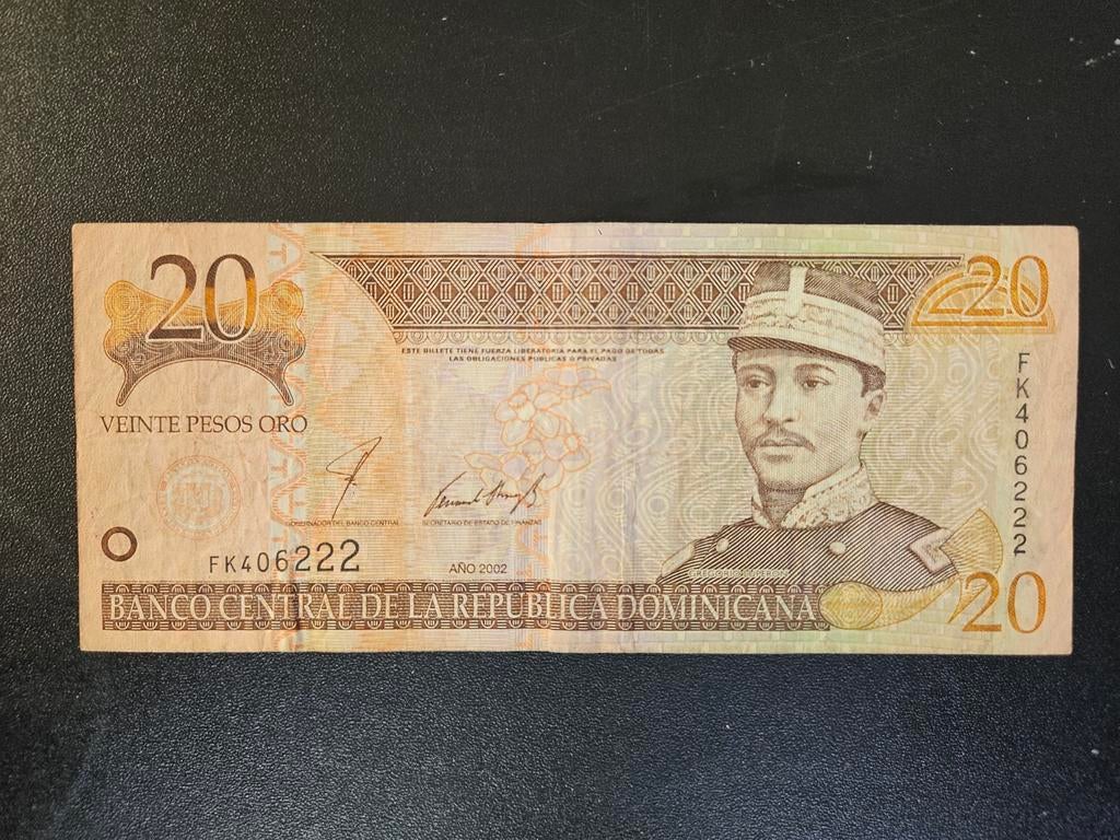 Dominicaanse republiek pick 169b 2002, Postzegels en Munten, Ophalen of Verzenden, Midden-Amerika, Los biljet