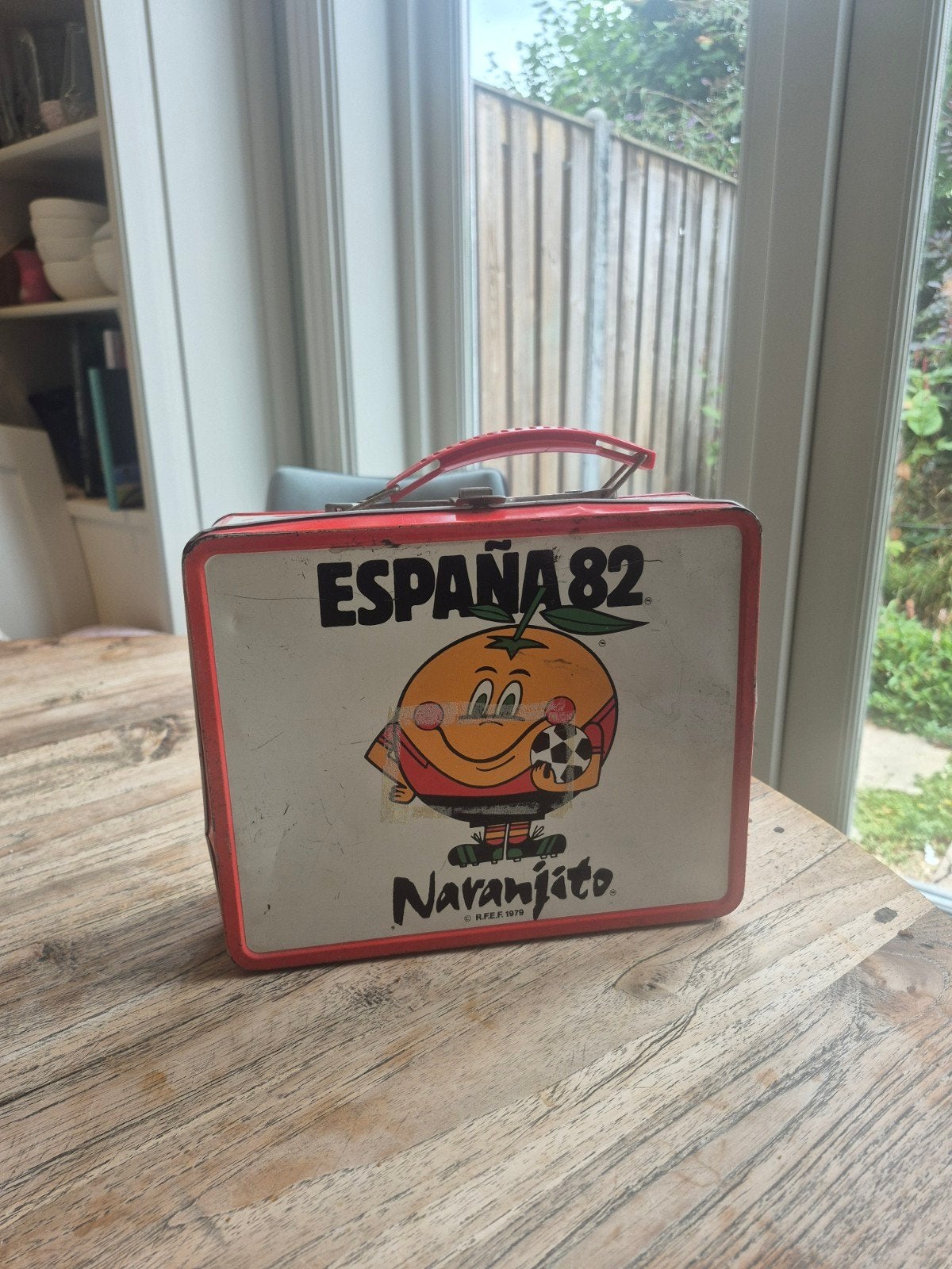 Vintage 1982 Spanje WK Naranjito Voetbal, Ophalen of Verzenden, Gebruikt, Buitenlandse clubs