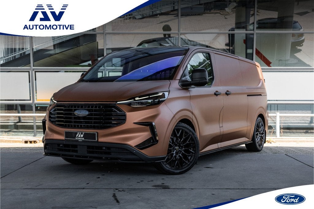 Ford Transit Custom 320 2.0 TDCI L2H1 | ACC | Blind Spot | C, Auto's, Bestelauto's, Gebruikt, 4 cilinders, 2800 kg, Zwart