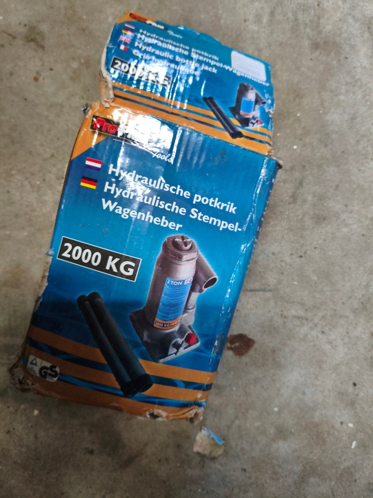 Hydraulische potkrik 2000 KG - Zo goed als nieuw, Ophalen of Verzenden, Zo goed als nieuw, Hydraulisch, Potkrik