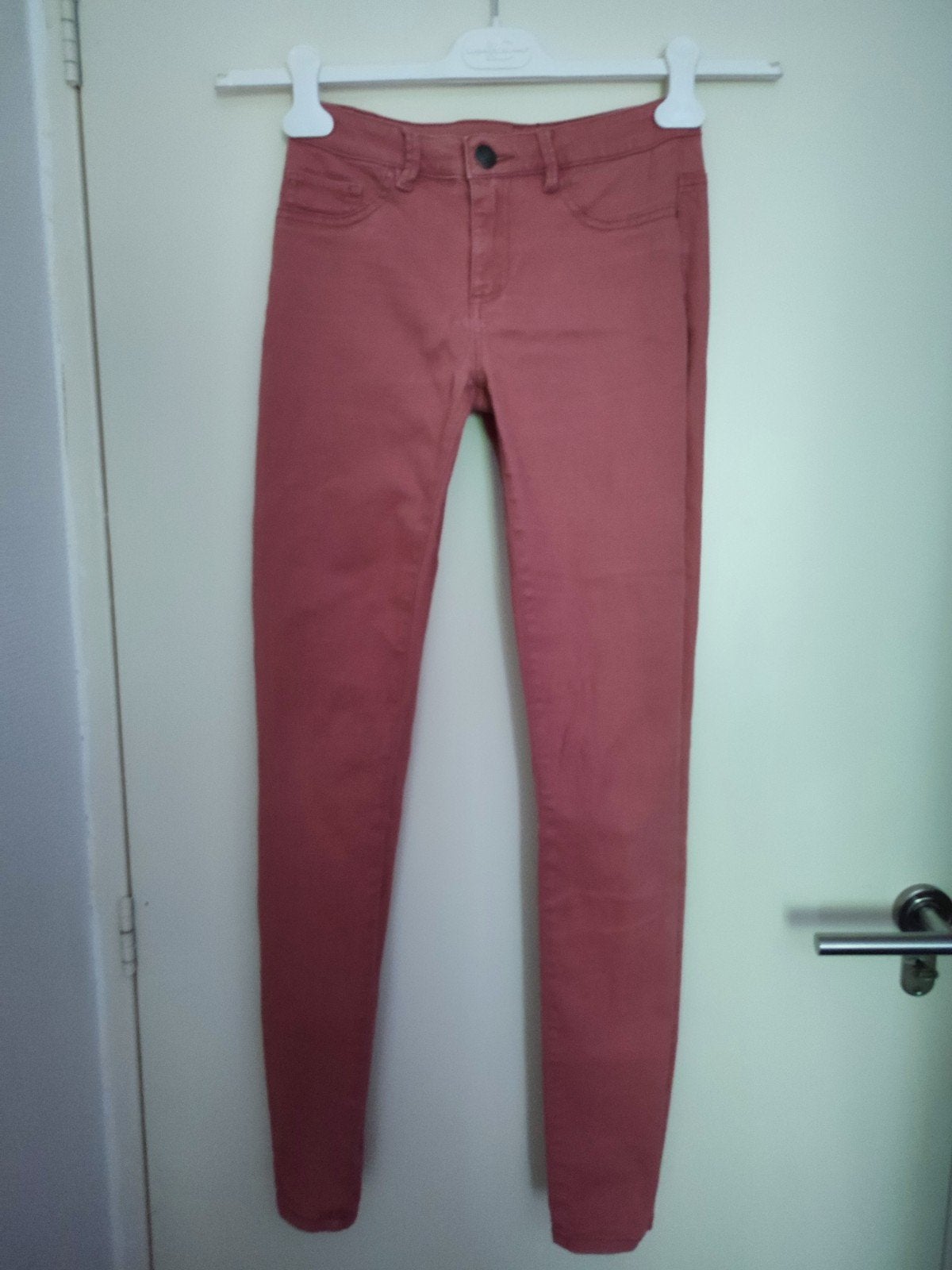 Jacqueline de Yong koraal/roze broek maat S, lengte 34, Ophalen of Verzenden, Roze, Maat 36 (S), Lang