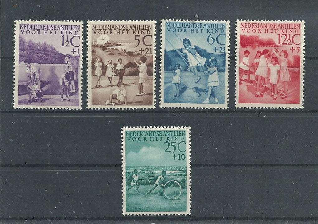Nederlandse Antillen 1951, Complete jaargang, Postfris., Postzegels en Munten, Verzenden, Postfris