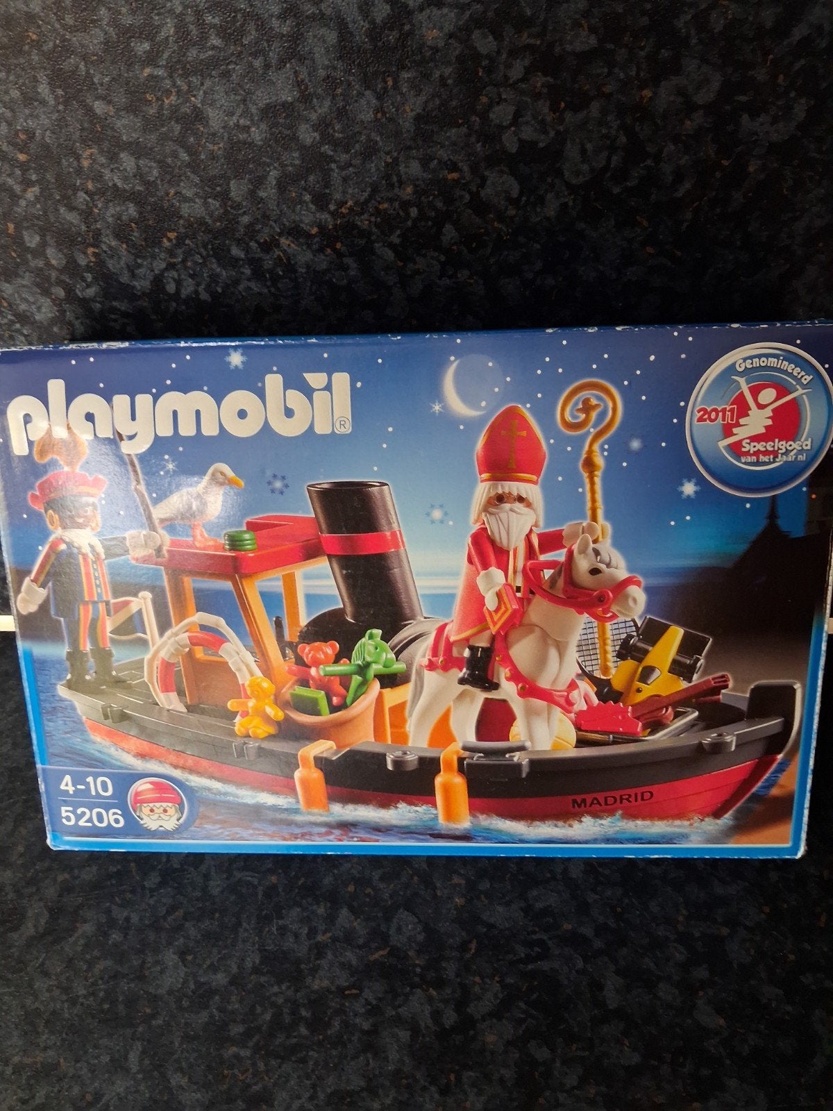 playmobil sinterklaas,stoomboot in nieuwstaat, Ophalen, Zo goed als nieuw