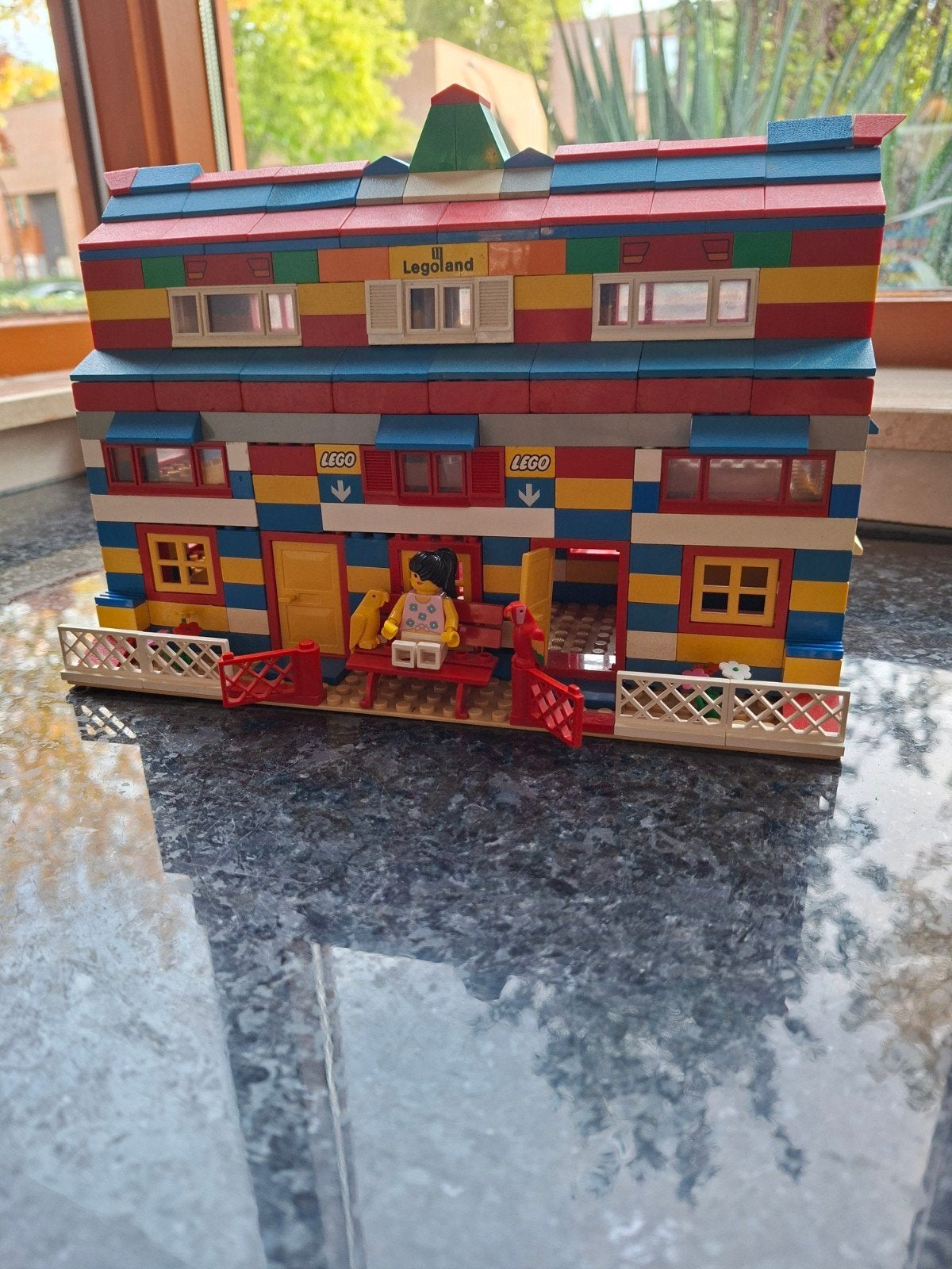 Vintage LEGO Legoland Huis - Kleurrijk en Compleet, Ophalen of Verzenden, Gebruikt