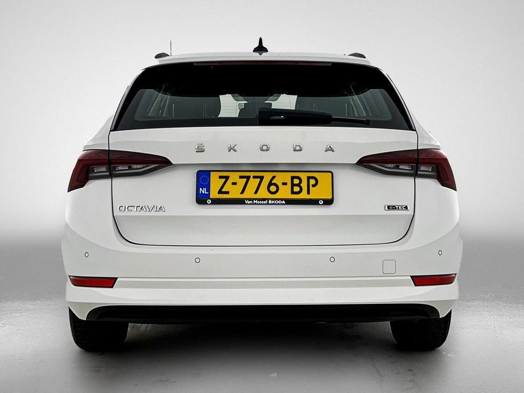 Skoda Octavia Combi 1.0 e-TSI Business Edition ELEKTR. ACHTE, Auto's, Skoda, 12 maanden, Stof, Gebruikt, Wit