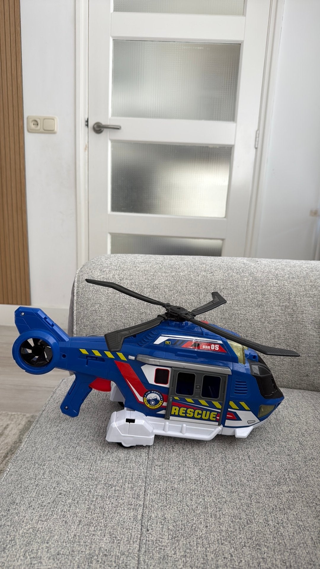 Helikopter soeelgoed, Ophalen, Zo goed als nieuw