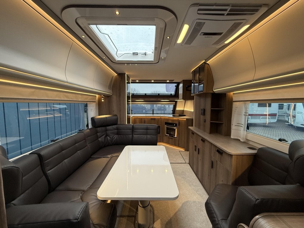 Kabe Imperial 880 TDL FK E8, Caravans en Kamperen, Overige typen, Rondzit, Schokbreker, Bedrijf