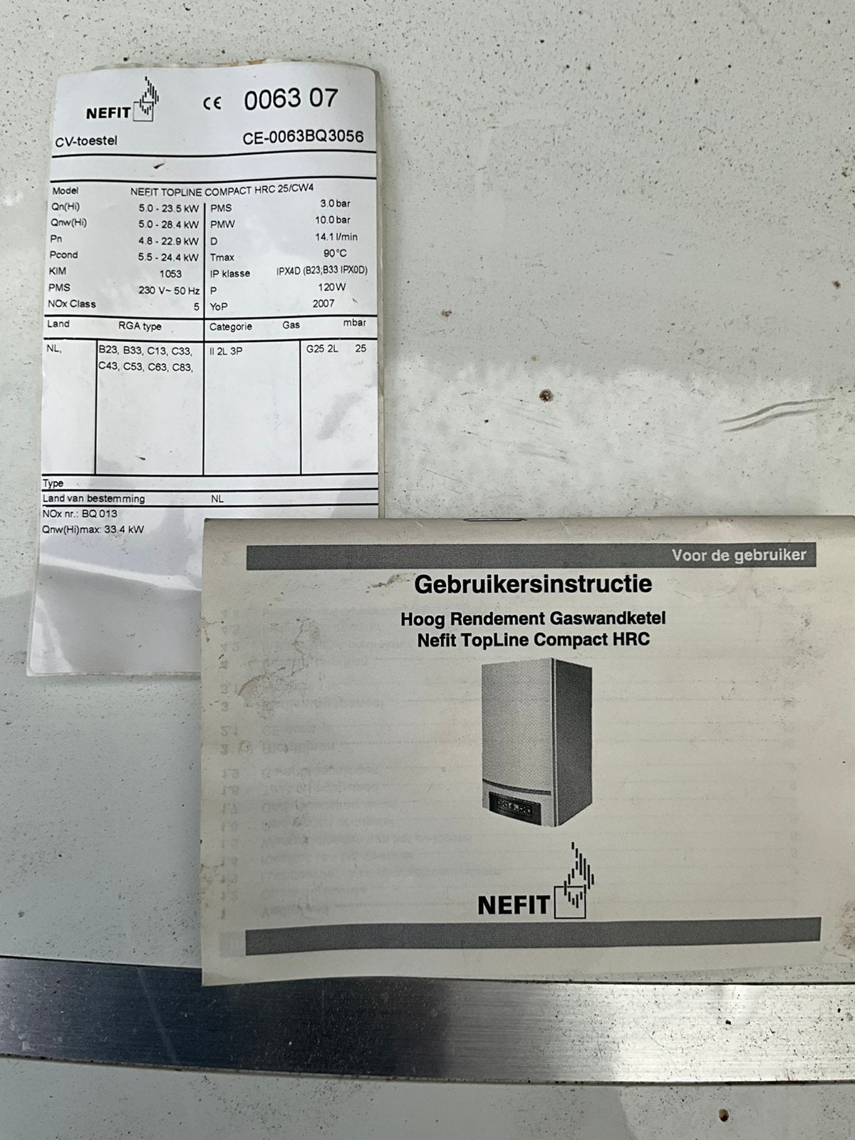 Gebruikte verwarmingsketel, Ophalen, Gebruikt, Cv-ketel of Combi-ketel, Hoog rendement (Hr)