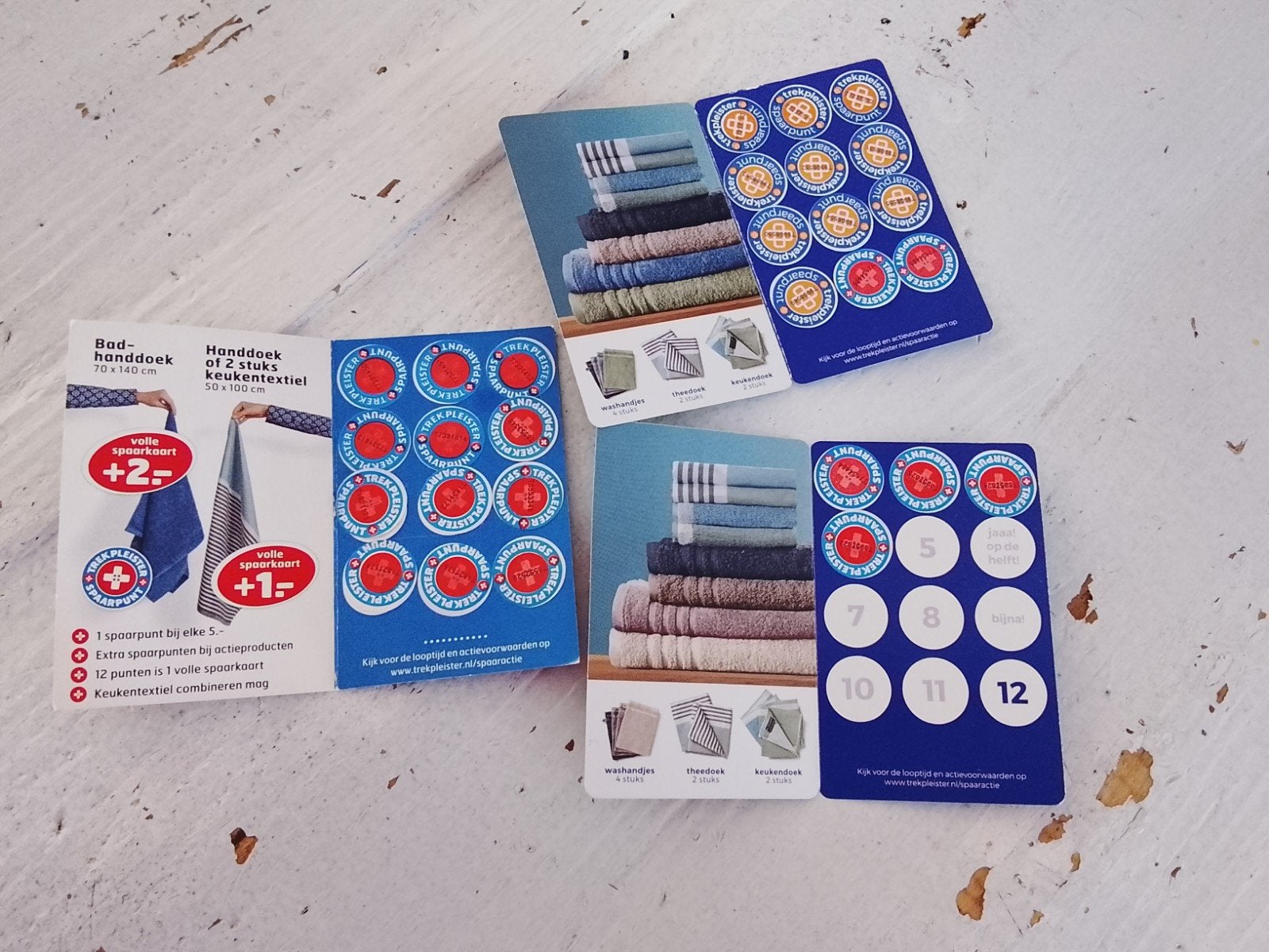 2 volle trekpleister zegels boekjes en 1 met 4 zegels, Ophalen of Verzenden, Winkel, Super of Benzinepomp, Volle spaarkaart