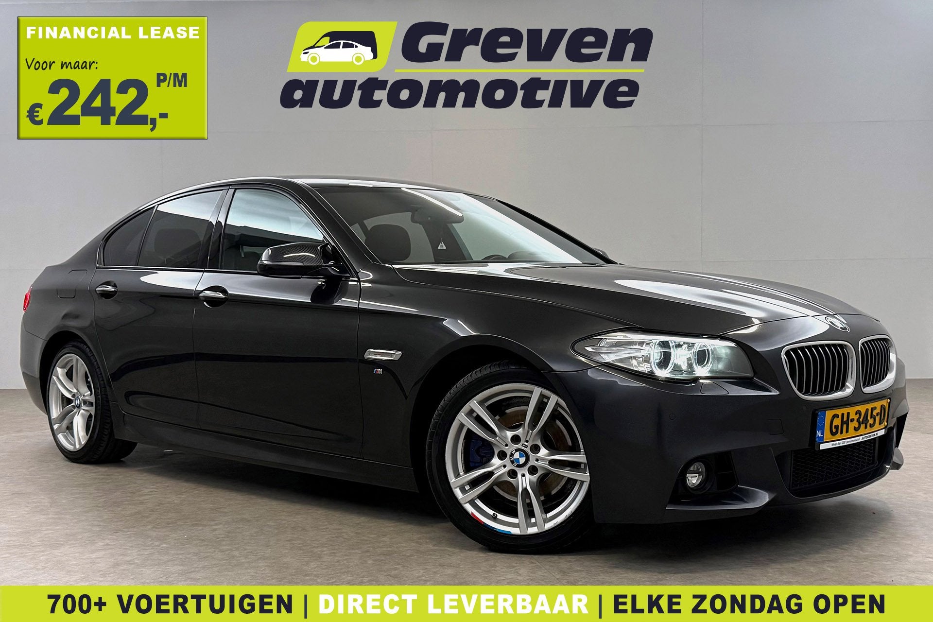 BMW 5 Serie 520i Executive M-Sport | Clima | Cruise | Navi |, Auto's, Automaat, Gebruikt, Euro 6, 4 cilinders