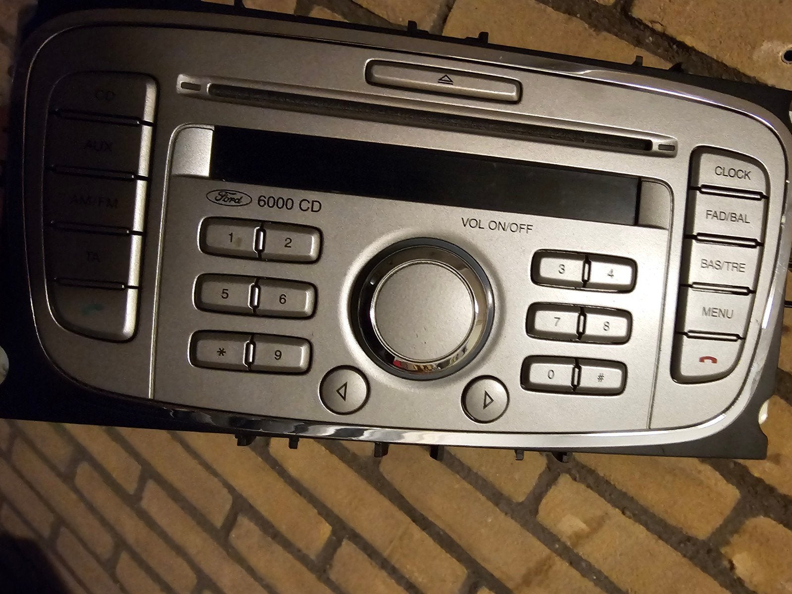 Ford 6000 CD Radio - Single CD - KW2000, Auto diversen, Ophalen of Verzenden, Gebruikt