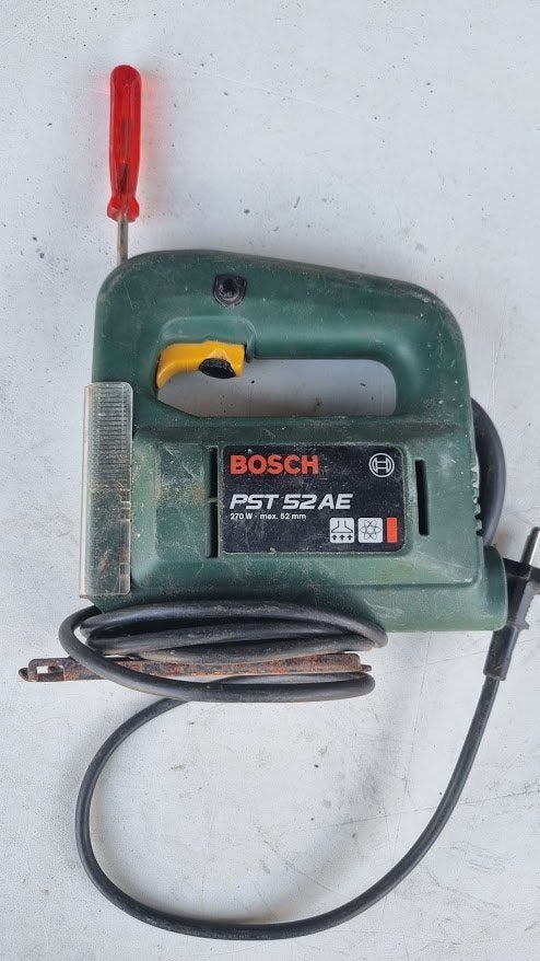 Bosch PST 52 AE Decoupeerzaag - Gebruikt, Doe-het-zelf en Verbouw, Gebruikt, Decoupeerzaag, Ophalen of Verzenden, 30 tot 70 mm