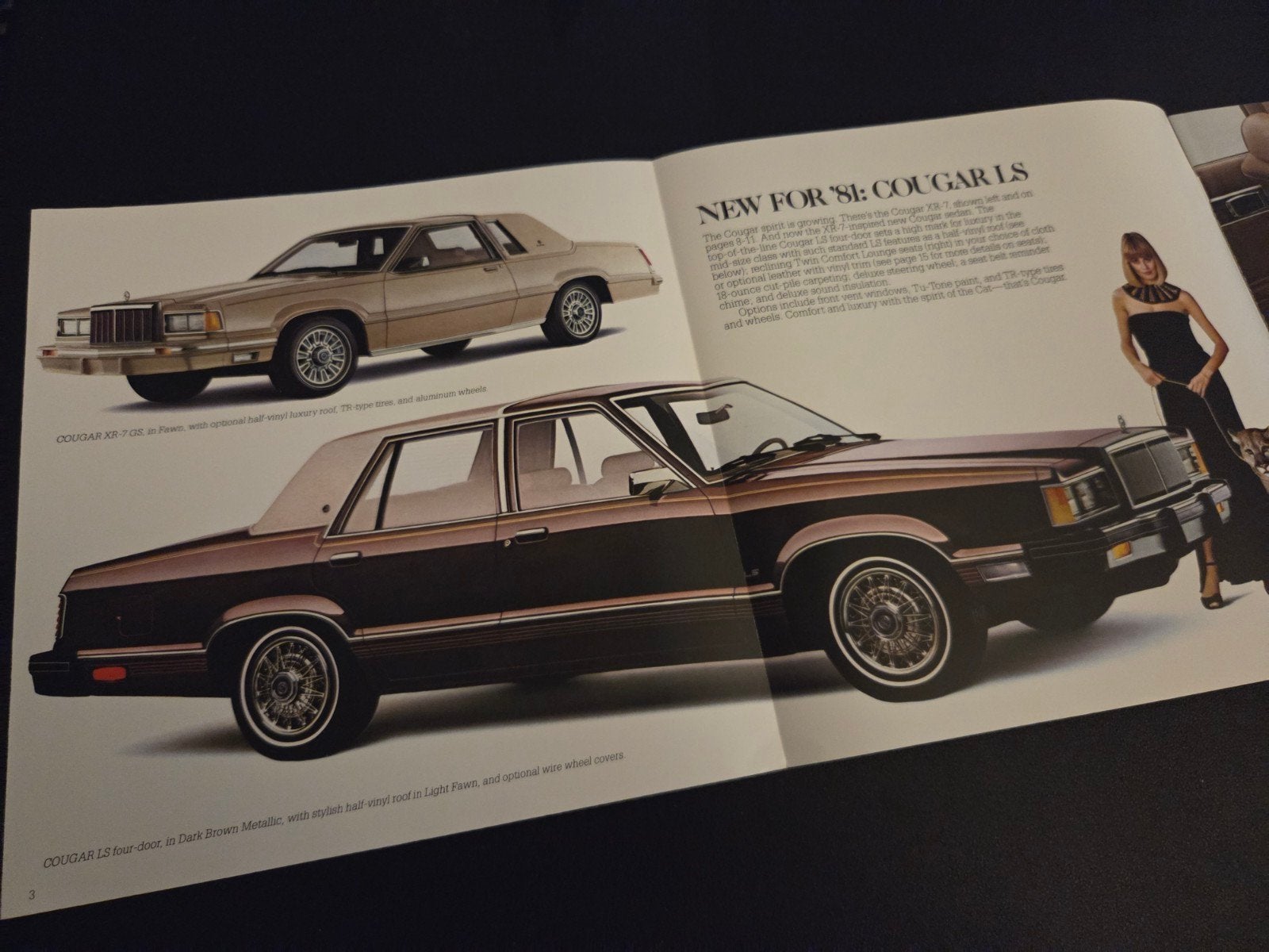 Brochure Mercury Cougar 1981 USA, Ophalen of Verzenden, Zo goed als nieuw, Overige merken