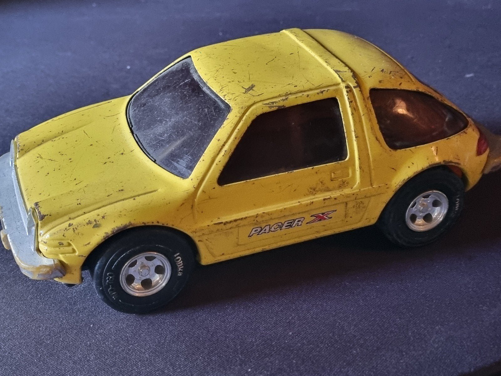 Vintage Tonka AMC Pacer X - Geel, Verzamelen, Ophalen of Verzenden, Gebruikt