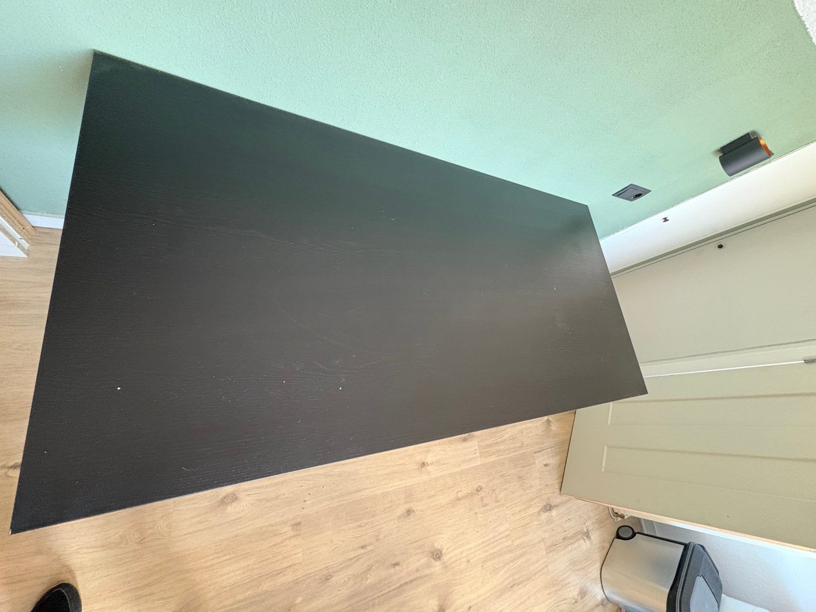 IKEA Idåsen bureau - Zwart, 160x80 cm, Ophalen, Zwart, Hout, Zo goed als nieuw