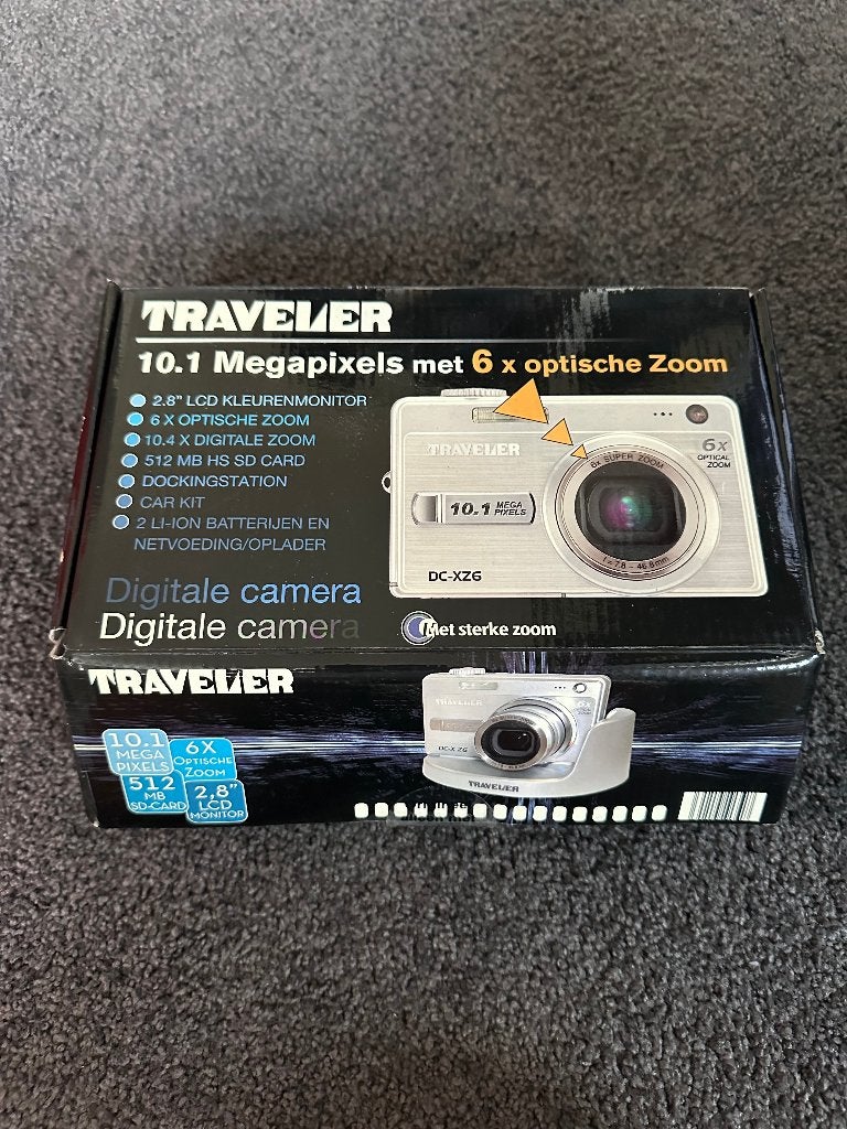 Digitale camera Traveler 10.1 mp, Gebruikt, Compact, 10 Megapixel, Ophalen of Verzenden