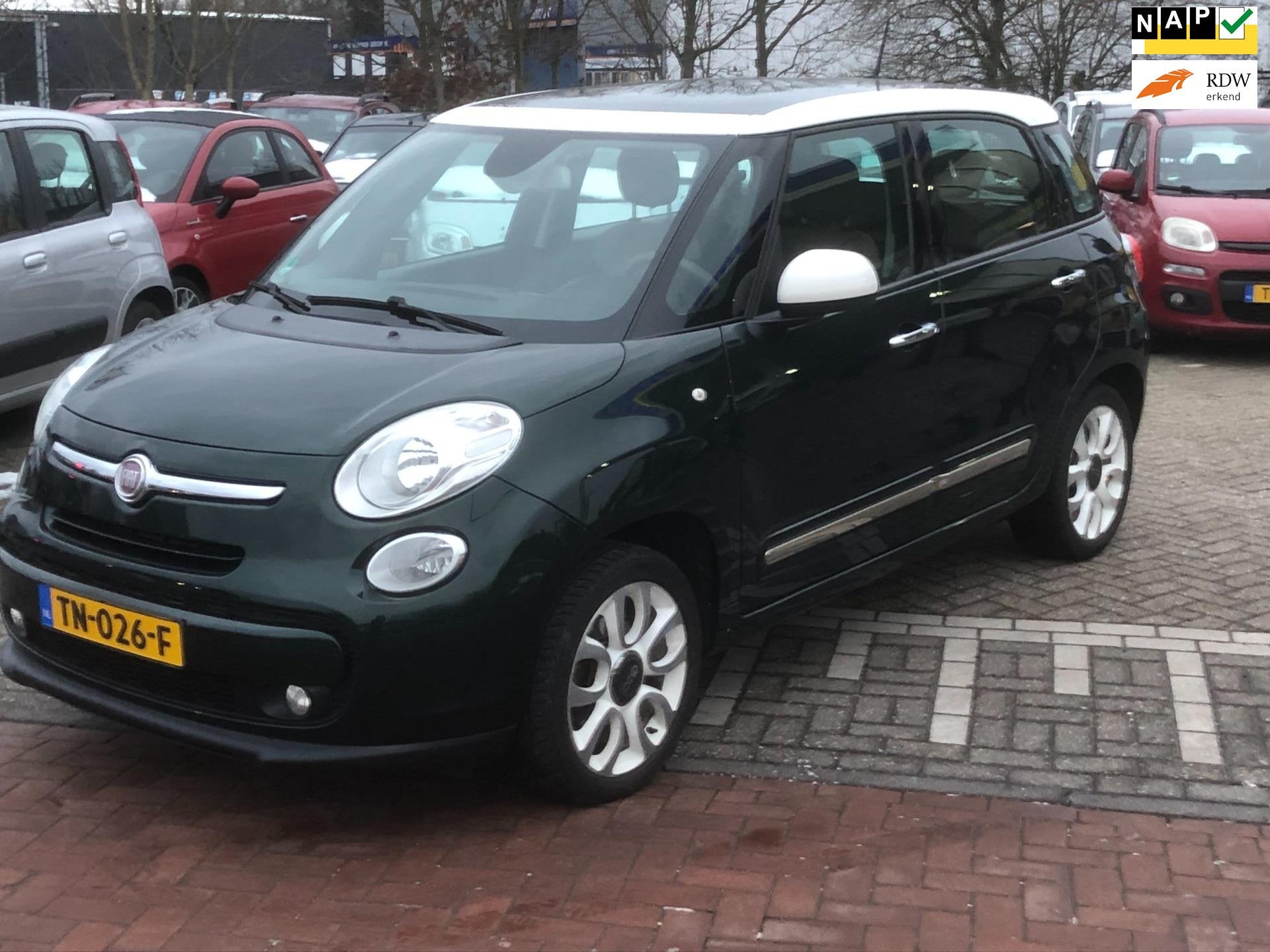 Fiat 500 L 1.4-16V Lounge TREKHAAK/L.M/ZONNEDAK/LUXE UITVOER, Auto's, Fiat, Voorwielaandrijving, Gebruikt, Euro 6, 400 kg