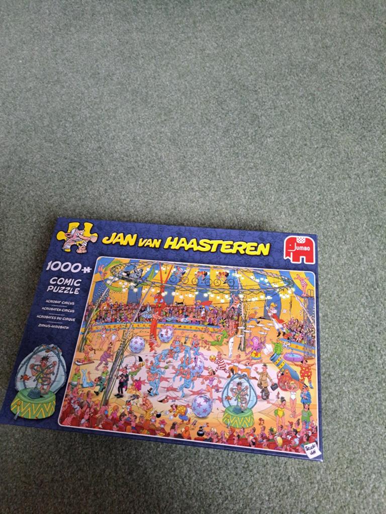 Acrobat circus, Ophalen of Verzenden, 500 t/m 1500 stukjes, Zo goed als nieuw, Legpuzzel