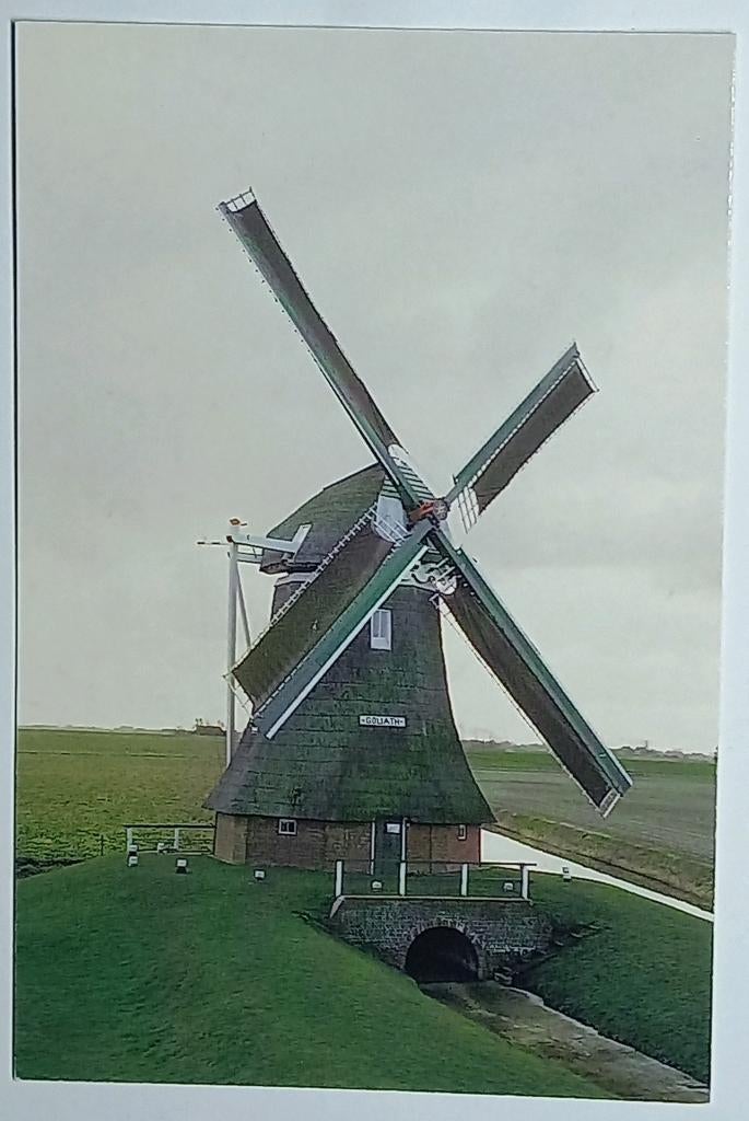 Eemshaven  - Uithuizermeeden ( Gr. ) Poldermolen Goliath, Verzenden, 1980 tot heden, Ongelopen, Groningen