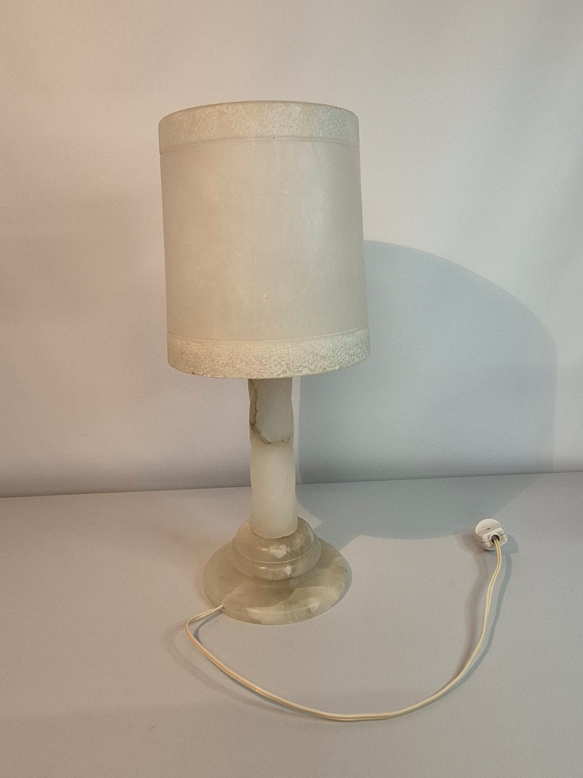 Vintage jaren 70 alabaster lamp, Ophalen