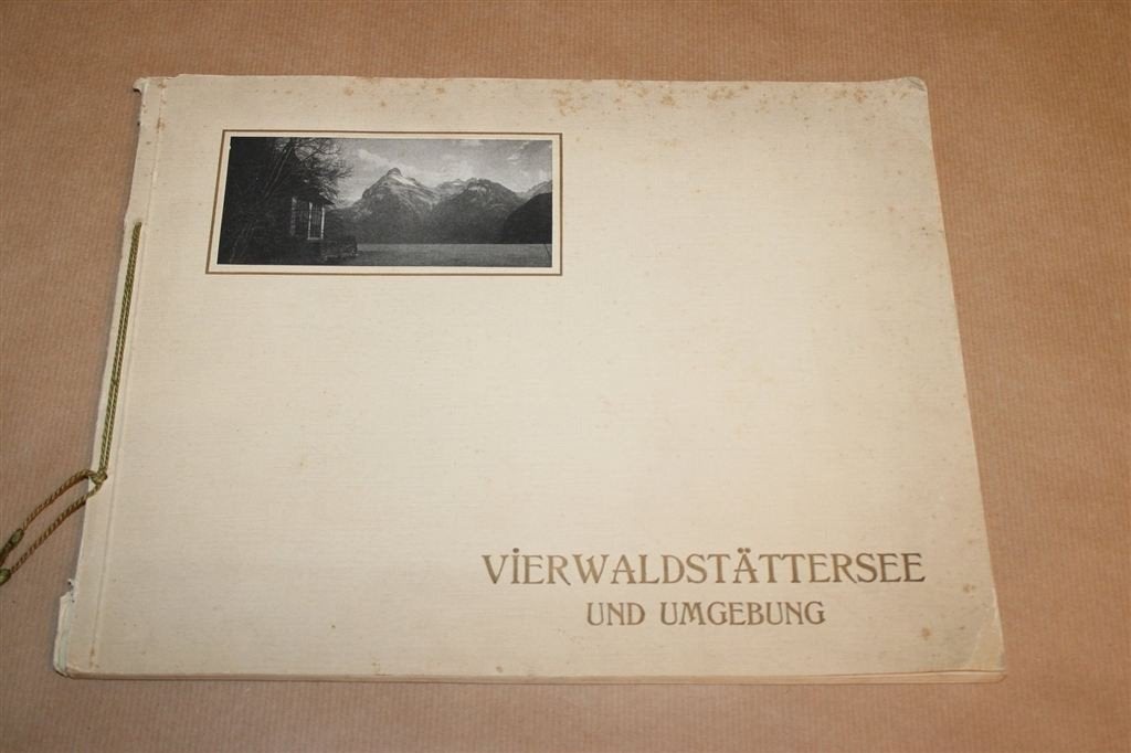 Vierwaldstättersee — Antiek Fotoalbum Luzern en Rigi 1913, Ophalen of Verzenden, Gelezen, Europa