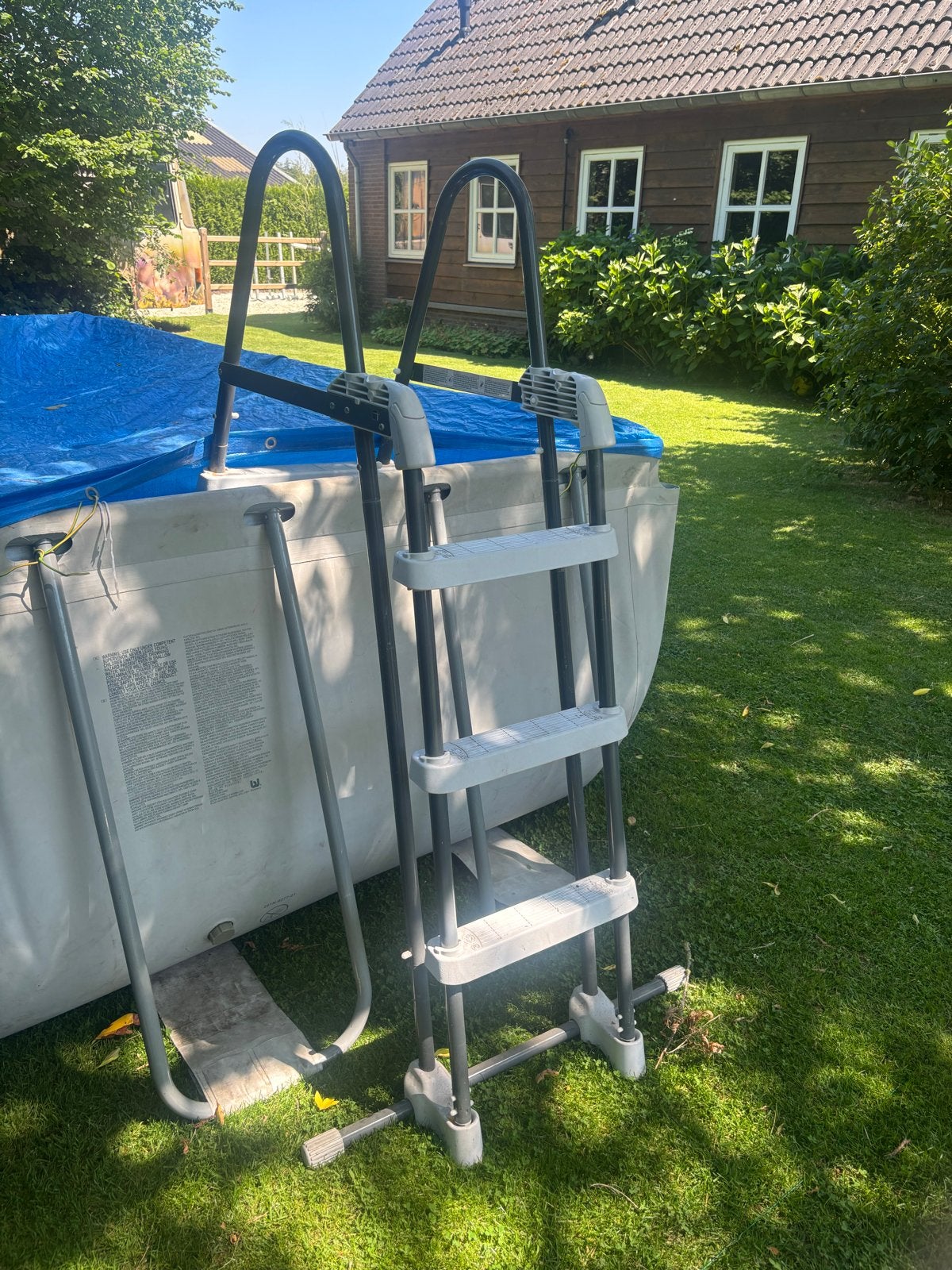 Zwembadtrap voor opzetzwembad, Tuin en Terras, Ophalen of Verzenden, Gebruikt, Opzetzwembad