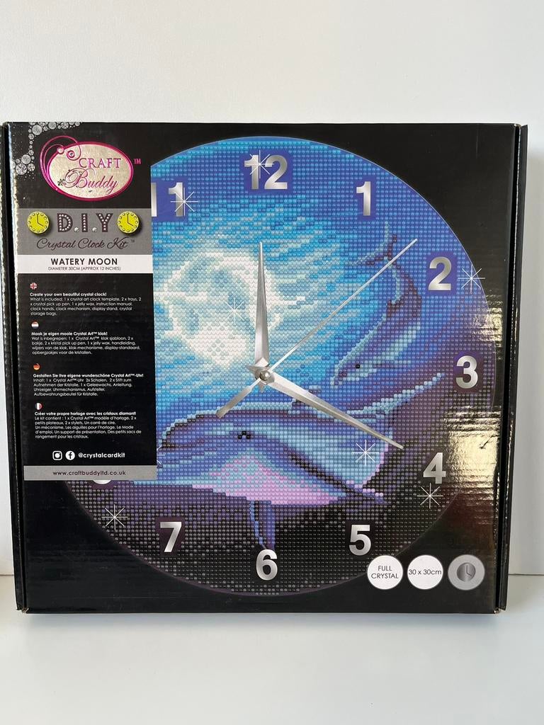 Diamond Painting/ Craft Buddy Kit / klok /, Hobby en Vrije tijd, Ophalen of Verzenden, Nieuw, Knutselwerk