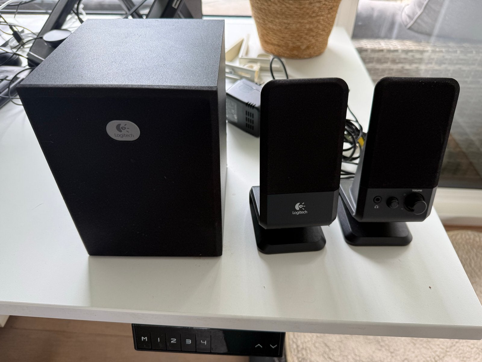 Logitech R20 Speakers (S-0153B) met subwoofer, Computers en Software, Ophalen of Verzenden, Zo goed als nieuw, Audiokanaal 2.1