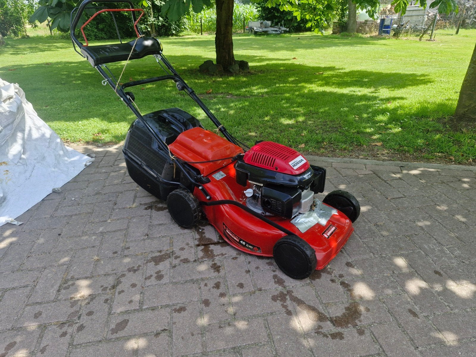Te koop honda motormaaier zelf rijdend, Ophalen, Gebruikt