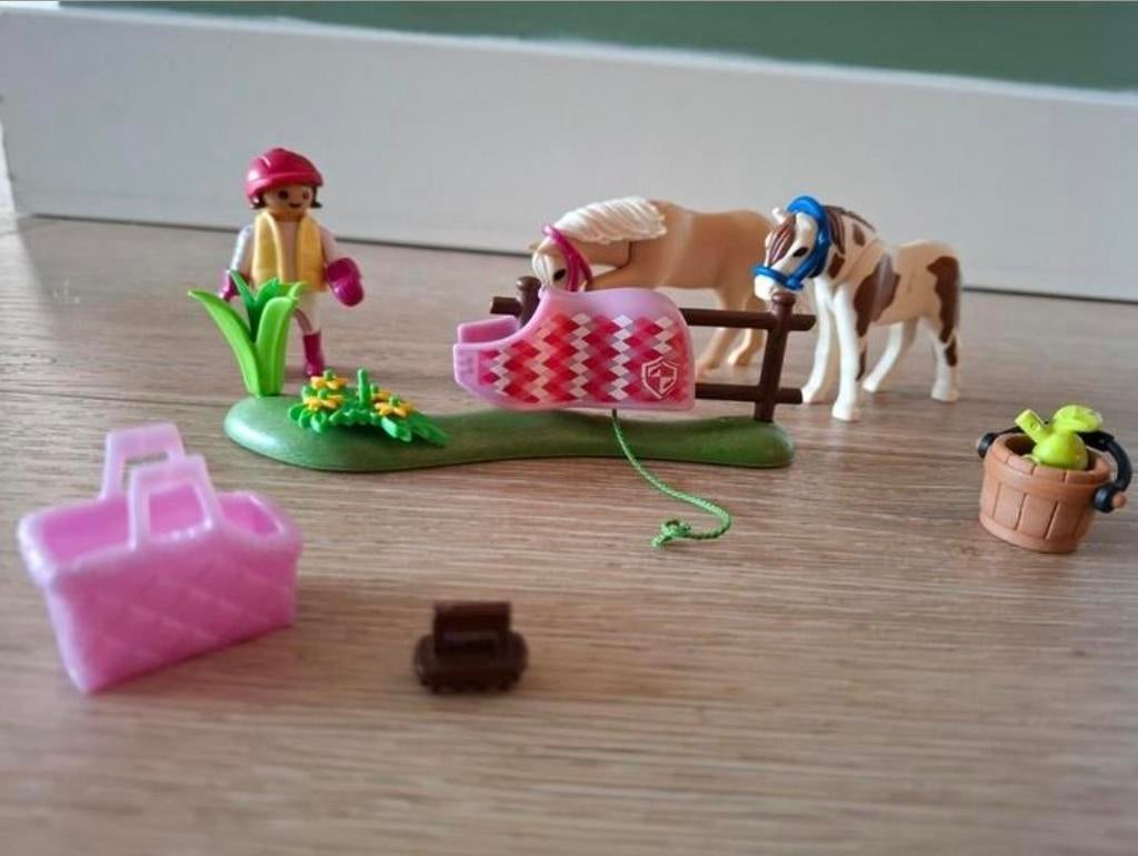 Playmobil Country Pony Duitse Rijpony 70521 + extra paard, Ophalen of Verzenden, Zo goed als nieuw