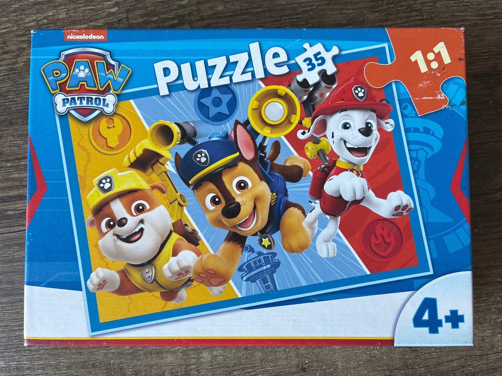 Paw Patrol puzzel 35 stukjes - Compleet, Kinderen en Baby's, Speelgoed | Kinderpuzzels, Ophalen of Verzenden, 10 tot 50 stukjes