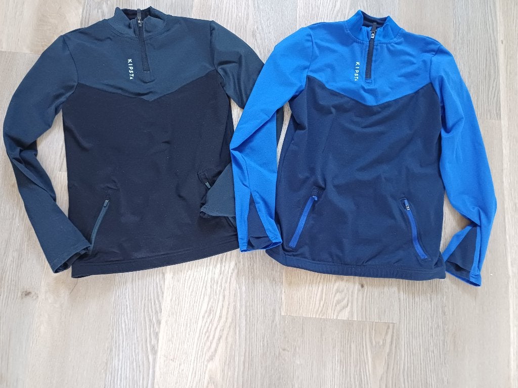 2 sporttruien, Kipsta, maat 141-150, in NIEUWstaat! 2=€5,-!, Kinderen en Baby's, Ophalen of Verzenden, Zo goed als nieuw, Jongen