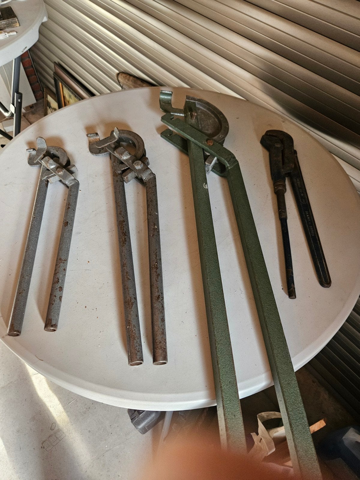 Set van diverse  pijpenbuigeres, Ophalen of Verzenden, Gebruikt, Tang